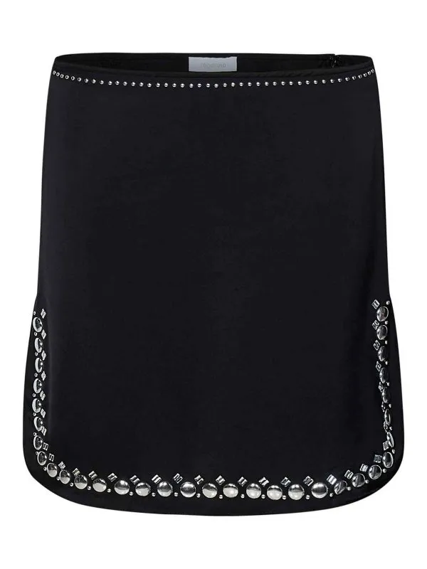 Rabanne Minifalda - Negro